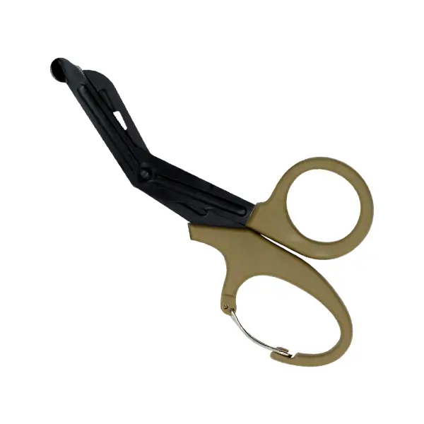 thumbnail image 2 of Black Tactical Fluoride Coated Trauma Shears – 5.5" Utility Bandage Scissors (ODM) 2 of 5